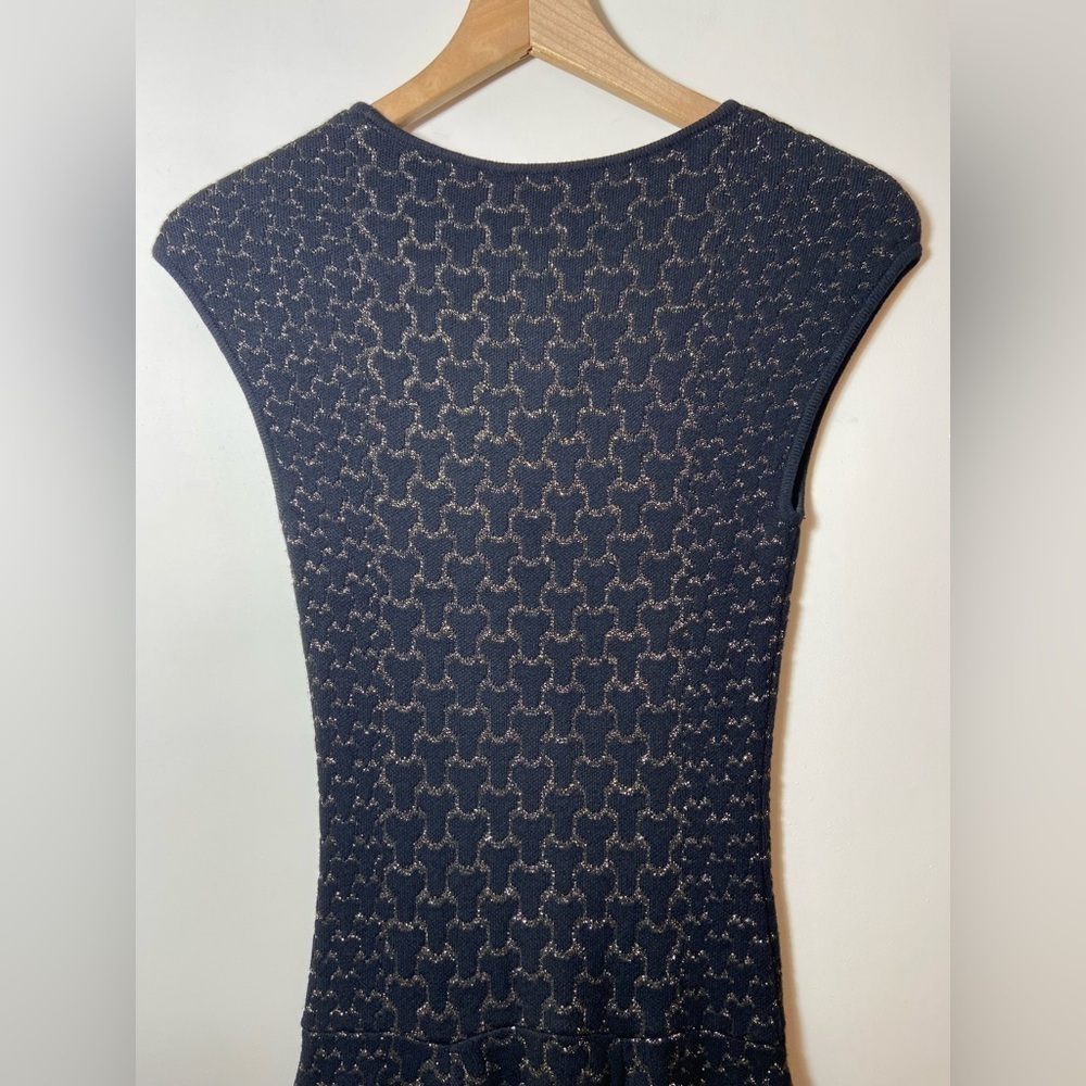 TORN BY RONNY KOBO MALU Mini DRESS Black/gold, Size S MSRP $298 - Picture 9 of 12